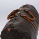LOUIS VUITTON Monogram Keepall 55 Boston Bag M41424 LV Auth BD1339-6