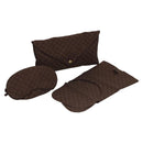 LOUIS VUITTON Monogram Mini Lin Voyage Travel Set Brown M99204 LV Auth BD1341V-1