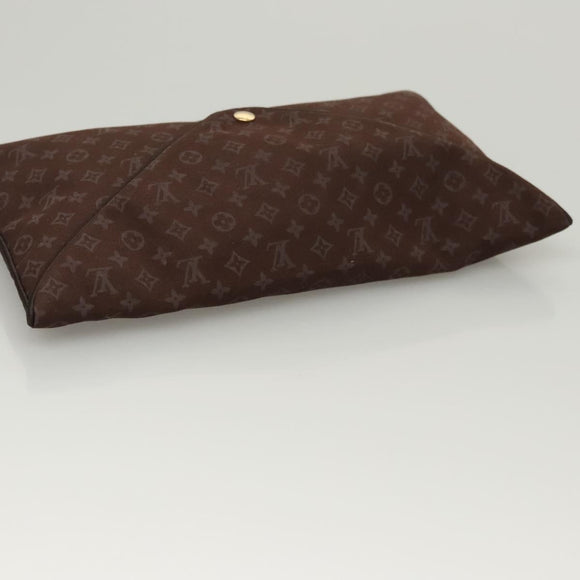 LOUIS VUITTON Monogram Mini Lin Voyage Travel Set Brown M99204 LV Auth BD1341V