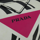 PRADA Shoulder Bag Leather Black Silver Auth BD1348V-17
