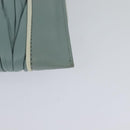 Miu Miu Chain Shoulder Bag Leather Blue Silver Auth BD1352-17