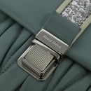 Miu Miu Chain Shoulder Bag Leather Blue Silver Auth BD1352-19