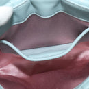 Miu Miu Chain Shoulder Bag Leather Blue Silver Auth BD1352-23