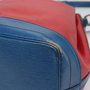 LOUIS VUITTON Epi Noe Shoulder Bag Bicolor Red Blue M44084 LV Auth BD1364-16
