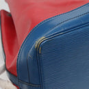 LOUIS VUITTON Epi Noe Shoulder Bag Bicolor Red Blue M44084 LV Auth BD1364-17
