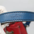 LOUIS VUITTON Epi Noe Shoulder Bag Bicolor Red Blue M44084 LV Auth BD1364-9
