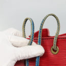 LOUIS VUITTON Epi Noe Shoulder Bag Bicolor Red Blue M44084 LV Auth BD1364-10