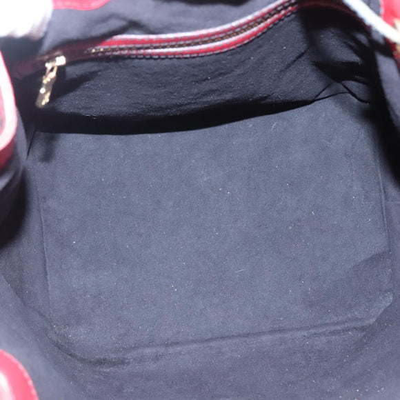 LOUIS VUITTON Epi Noe Shoulder Bag Bicolor Red Blue M44084 LV Auth BD1364