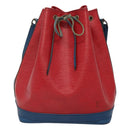 LOUIS VUITTON Epi Noe Shoulder Bag Bicolor Red Blue M44084 LV Auth BD1364-13