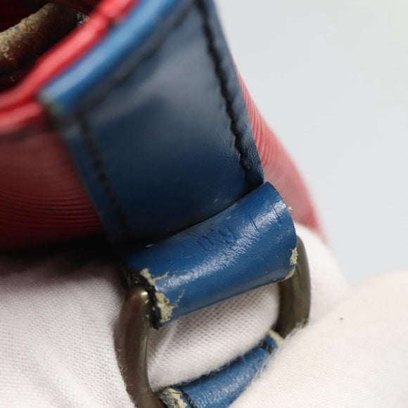 LOUIS VUITTON Epi Noe Shoulder Bag Bicolor Red Blue M44084 LV Auth BD1364