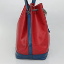 LOUIS VUITTON Epi Noe Shoulder Bag Bicolor Red Blue M44084 LV Auth BD1364-3
