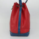 LOUIS VUITTON Epi Noe Shoulder Bag Bicolor Red Blue M44084 LV Auth BD1364-4