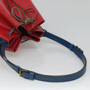 LOUIS VUITTON Epi Noe Shoulder Bag Bicolor Red Blue M44084 LV Auth BD1364-7