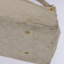 LOUIS VUITTON Monogram Empreinte Artsy MM Shoulder Bag White M93449 Auth BD1368-10