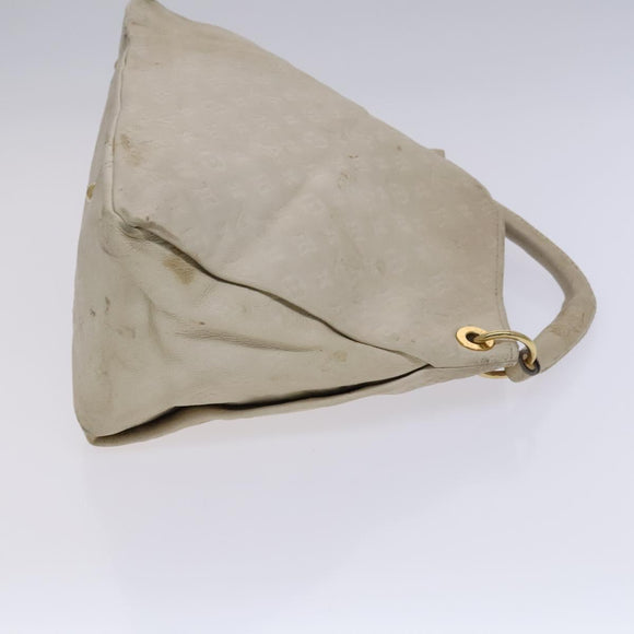 LOUIS VUITTON Monogram Empreinte Artsy MM Shoulder Bag White M93449 Auth BD1368