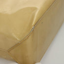 LOUIS VUITTON Monogram Vernis Reade PM Hand Bag Beige M91334 LV Auth BD1369-8