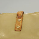 LOUIS VUITTON Monogram Vernis Reade PM Hand Bag Beige M91334 LV Auth BD1369-18