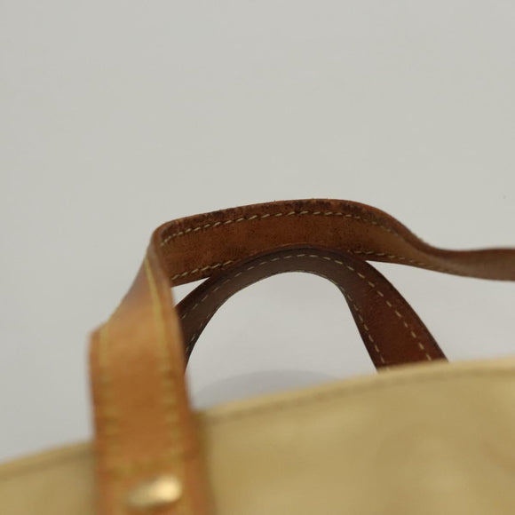 LOUIS VUITTON Monogram Vernis Reade PM Hand Bag Beige M91334 LV Auth BD1369