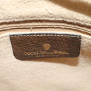 GUCCI GG Supreme Web Sherry Line Shoulder Bag PVC Beige Gold Auth BD1372-20