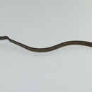 GUCCI GG Supreme Web Sherry Line Shoulder Bag PVC Beige Gold Auth BD1372-14