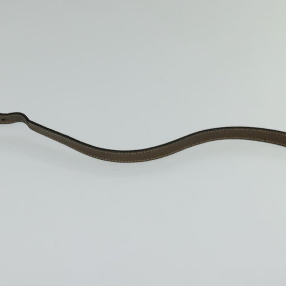 GUCCI GG Supreme Web Sherry Line Shoulder Bag PVC Beige Gold Auth BD1372