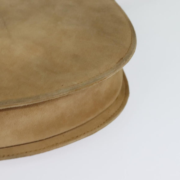 Burberrys Shoulder Bag Suede Beige Auth BD1377