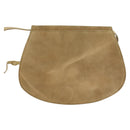 Burberrys Shoulder Bag Suede Beige Auth BD1377-2