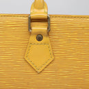 LOUIS VUITTON Epi Sac Plat Hand Bag Yellow M52079 LV Auth BD1385-17