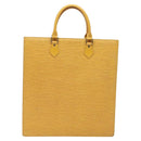 LOUIS VUITTON Epi Sac Plat Hand Bag Yellow M52079 LV Auth BD1385-2