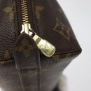 LOUIS VUITTON Monogram Trousse Demi Ronde Cosmetic Pouch M47520 LV Auth BD1391-8
