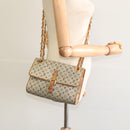 LOUIS VUITTON Monogram Mini Camille Chain Shoulder Bag Blue M92002 Auth BD1396-22
