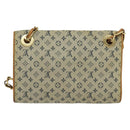 LOUIS VUITTON Monogram Mini Camille Chain Shoulder Bag Blue M92002 Auth BD1396-2