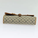 LOUIS VUITTON Monogram Mini Camille Chain Shoulder Bag Blue M92002 Auth BD1396-5