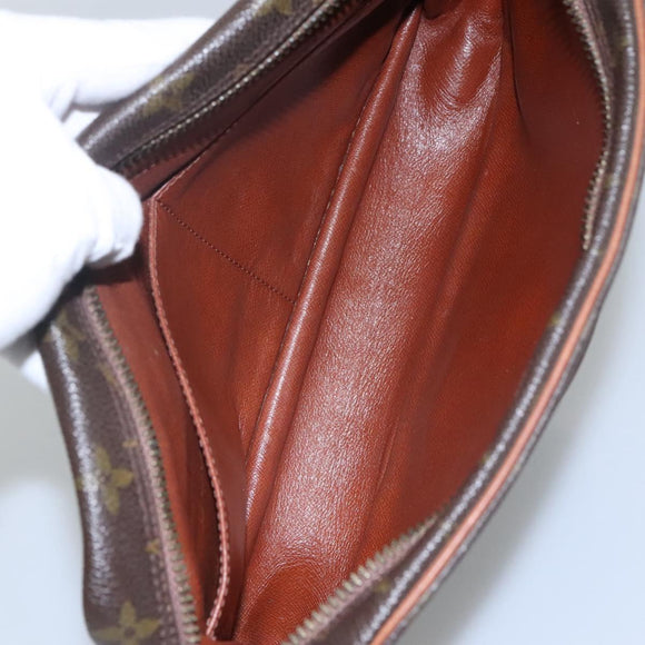 LOUIS VUITTON Monogram Compiegne 28 Clutch Bag M51845 LV Auth BD140