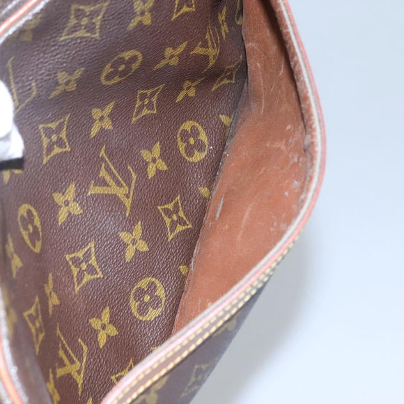 LOUIS VUITTON Monogram Compiegne 28 Clutch Bag M51845 LV Auth BD140