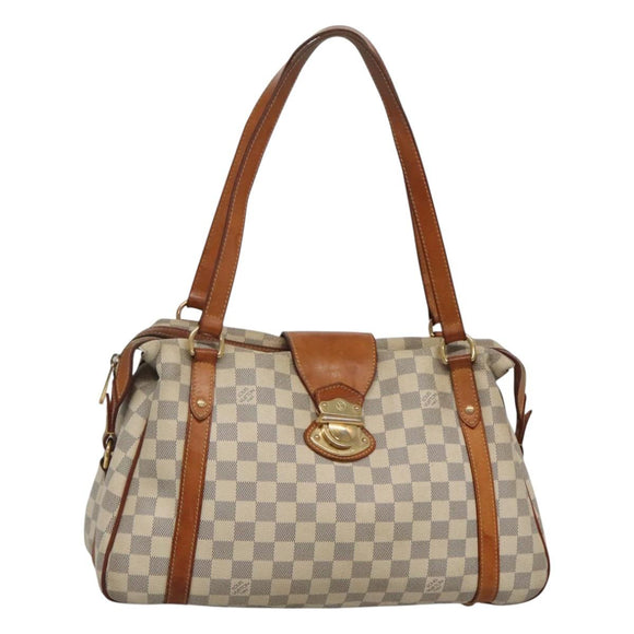 LOUIS VUITTON Damier Azur Stresa PM Tote Bag M51188 LV Auth BD1401