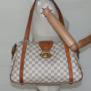 LOUIS VUITTON Damier Azur Stresa PM Tote Bag M51188 LV Auth BD1401-21