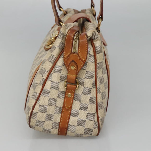LOUIS VUITTON Damier Azur Stresa PM Tote Bag M51188 LV Auth BD1401