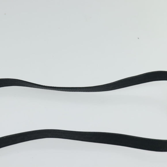 Christian Dior Honeycomb Canvas Shoulder Bag Gold Navy Auth BD1407