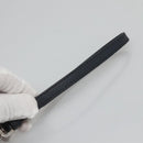 PRADA Clutch Bag Safiano leather Navy Silver Auth BD1408-7