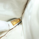 CHANEL Shoulder Bag Lamb Skin White CC Auth BD1411-12