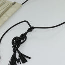 CHANEL Shoulder Bag Lamb Skin White CC Auth BD1411-7