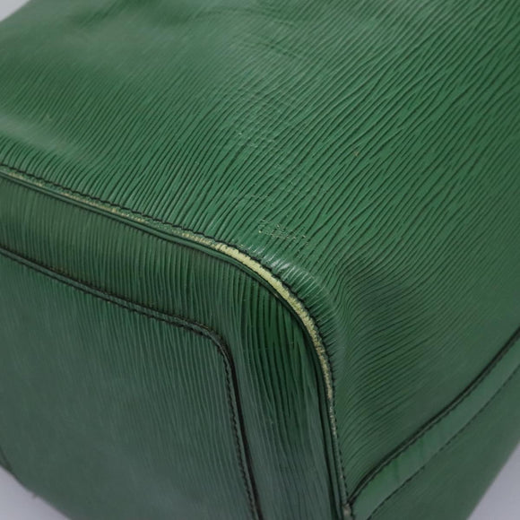 LOUIS VUITTON Epi Keepall 50 Boston Bag Green M42964 LV Auth BD1421
