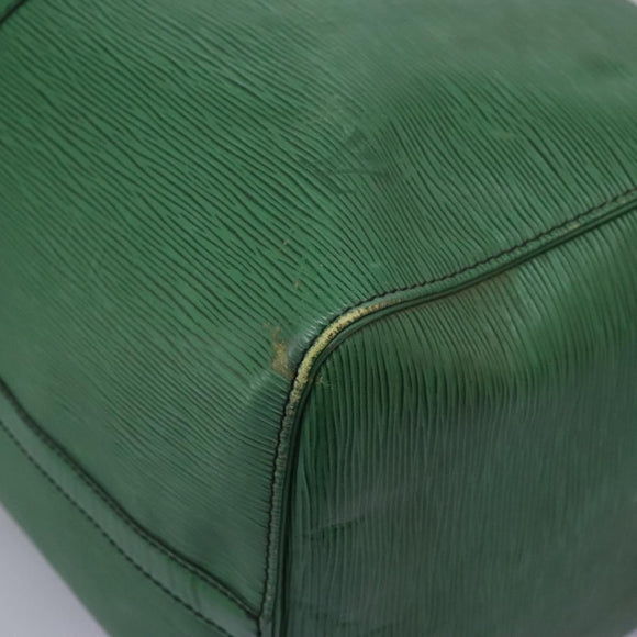 LOUIS VUITTON Epi Keepall 50 Boston Bag Green M42964 LV Auth BD1421