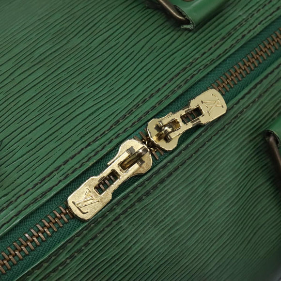 LOUIS VUITTON Epi Keepall 50 Boston Bag Green M42964 LV Auth BD1421