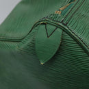 LOUIS VUITTON Epi Keepall 50 Boston Bag Green M42964 LV Auth BD1421-20