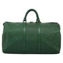 LOUIS VUITTON Epi Keepall 50 Boston Bag Green M42964 LV Auth BD1421-2