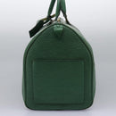 LOUIS VUITTON Epi Keepall 50 Boston Bag Green M42964 LV Auth BD1421-3