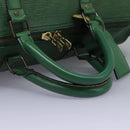 LOUIS VUITTON Epi Keepall 50 Boston Bag Green M42964 LV Auth BD1421-7