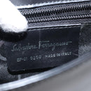 Salvatore Ferragamo Shoulder Bag Leather Black Auth BD1426-12